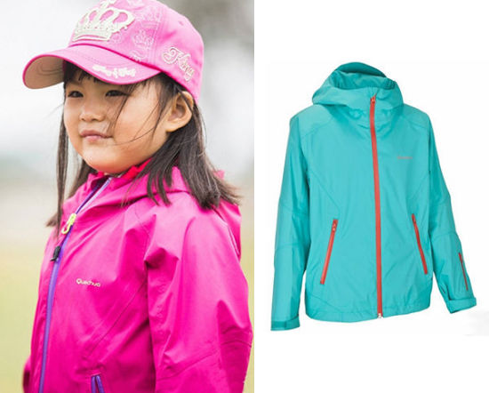 Angela穿Quechua外套
