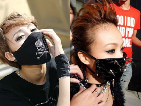 明星雾霾口罩style