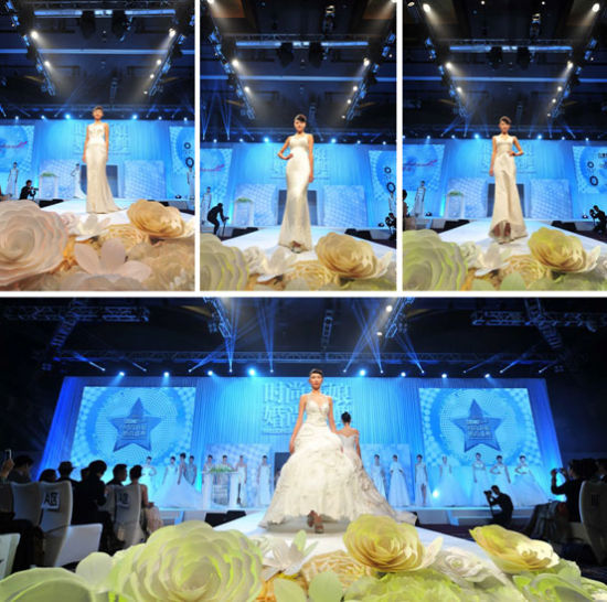 葛兰婚纱在婚尚盛典展示