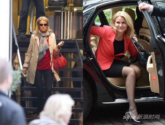 她的打扮总是很时髦