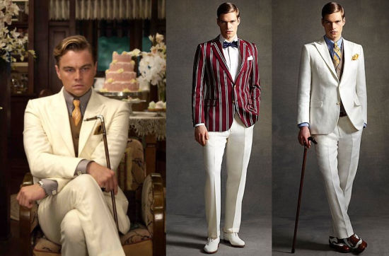 莱昂纳多的杰-盖茨比造型