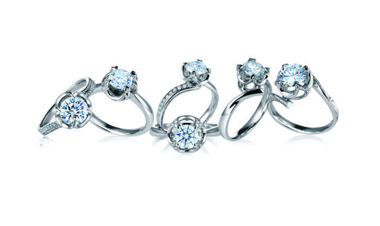 菜百首饰Forevermark永恒印记幸运草系列美钻戒指