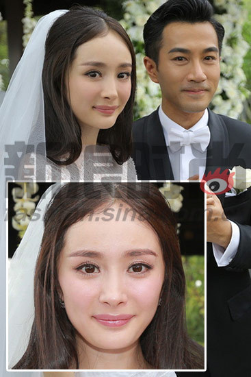 学杨幂微光闪耀新娘妆 全场焦点就是你