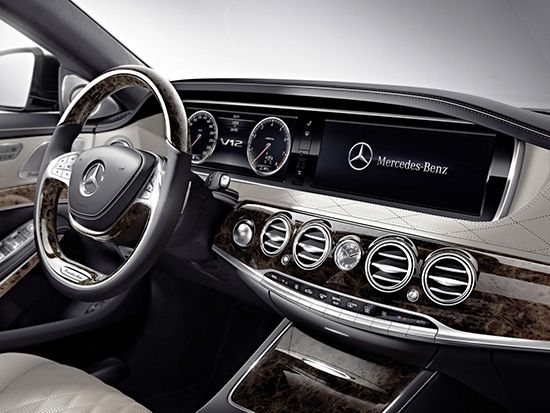 奔驰S600中控