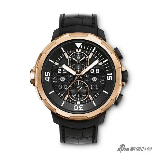 海洋时计万年历数字日期月份腕表