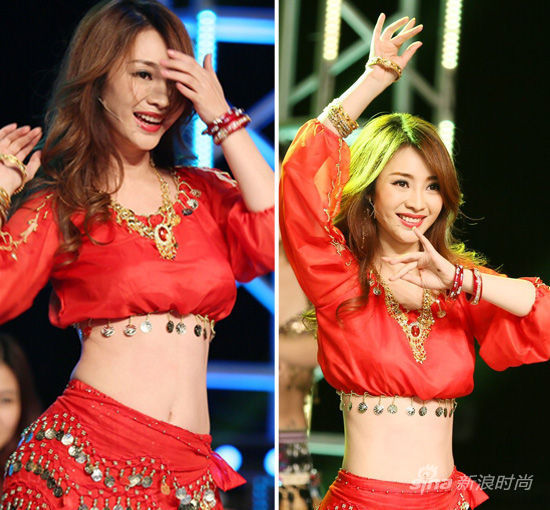 妖娆红裙激情四射