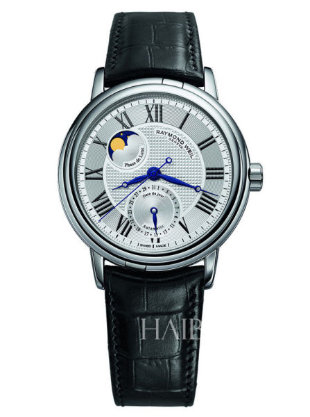 蕾蒙威 (Raymond Weil) 经典大师 (Maestro) 系列男士月相腕表