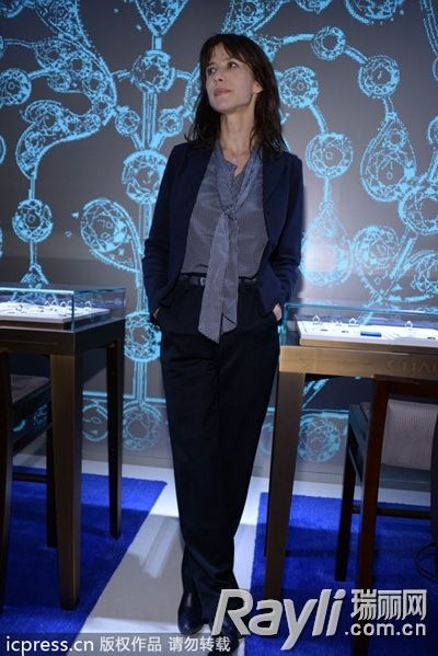 苏菲玛索 深蓝色西装