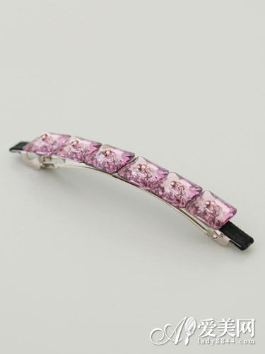 准备一只类似的花朵水晶发夹