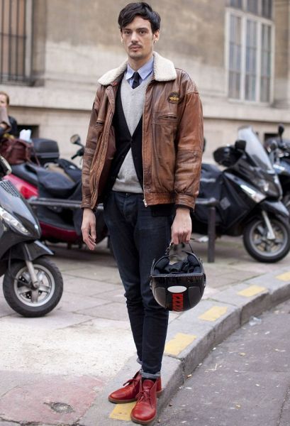 飞行员夹克 早春轻盈新穿法