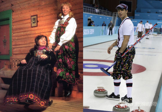 黑底印花是挪威的传统印花图案