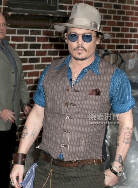 约翰尼德普佩戴腕表