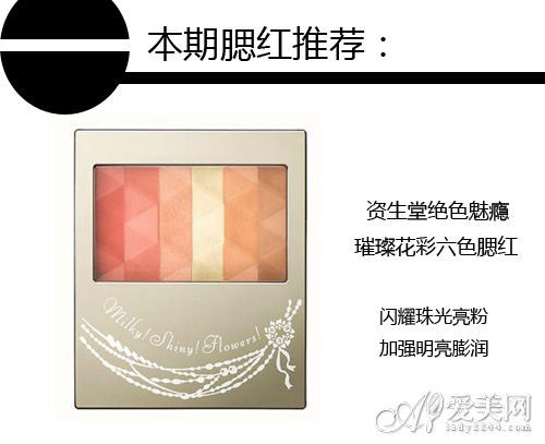 资生堂绝色魅瘾璀璨花彩六色腮红