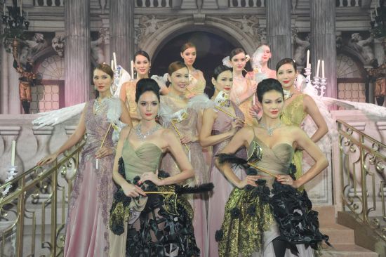 参加演出的模特们