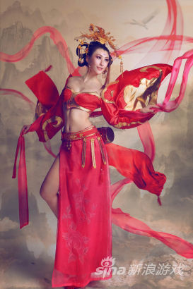 美女蛇妖人体艺术