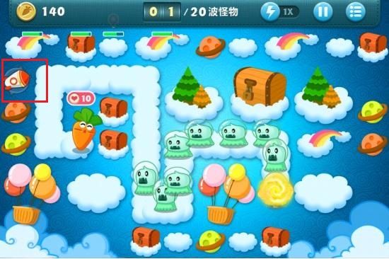 《保卫萝卜》挑战主题第1关