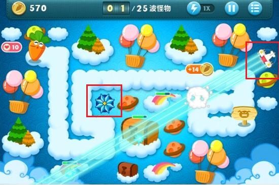 《保卫萝卜》挑战主题第2关