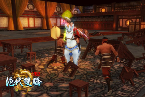 U3D武侠页游《绝代双骄》游戏战斗截图