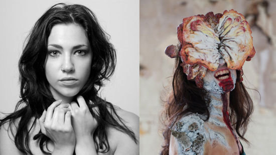 超模变重口丧尸拍游戏写真