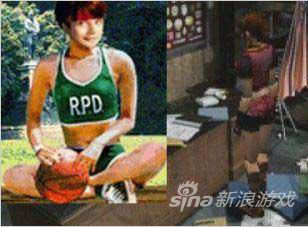 书桌里的照片《生化危机2》