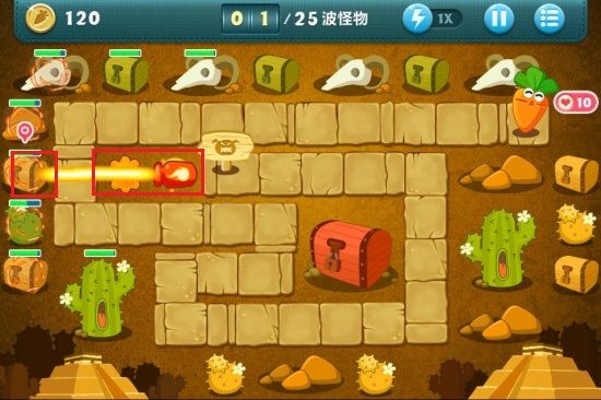 《保卫萝卜》挑战主题第21关