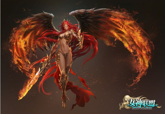37wan《女神联盟》烈焰女神