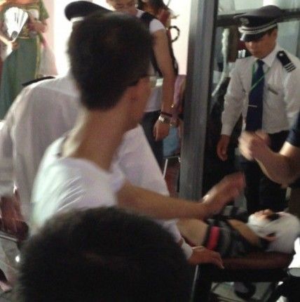 受伤的黄尚武