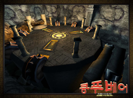 这个场景应该是某个地牢的BOSS关卡，在这里挑战副本BOSS的话，颇有点打擂台的感觉，不知道是不是最终BOSS战？但看起来还是挺神秘的。