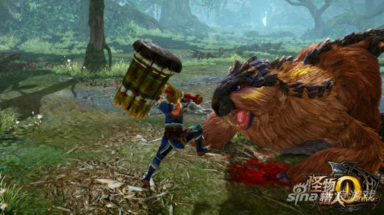 纵挥击和横挥击是大锤的基本招式