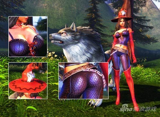 炎女小红帽与大灰狼套