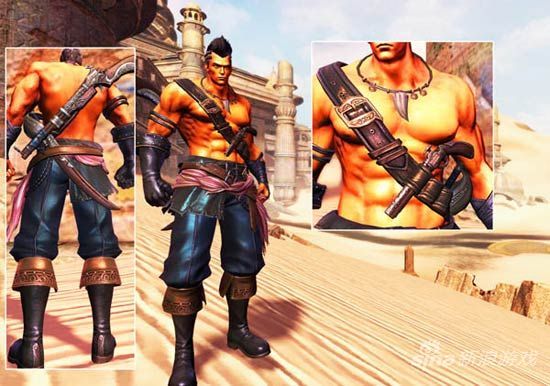 炎男沙漠猎手套