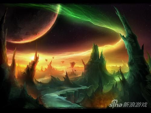 暴雪原画中的刀锋山