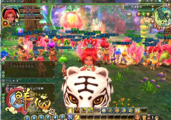 全服爆满《Q群仙传》玩家冲级情绪高涨