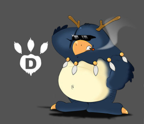 妹子来玩萌德吧!德鲁伊萌图