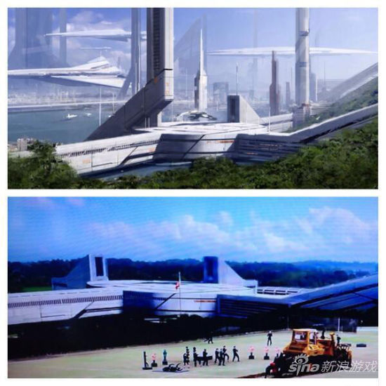 神盾局和质量效应场景对比图