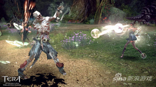 《TERA》元素使技能攻击