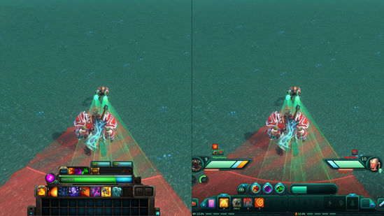 左边为旧UI界面，右边为新UI界面