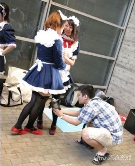 动漫展上的偷拍