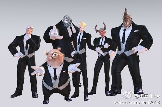 《TERA》男性执事装