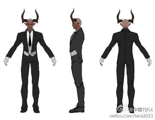 《TERA》执事装多面效果