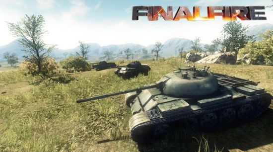 坦克载具部队穿越草丛