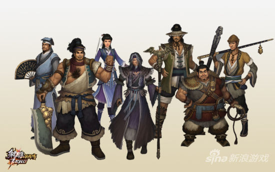 《射雕ZERO》江南七怪形象