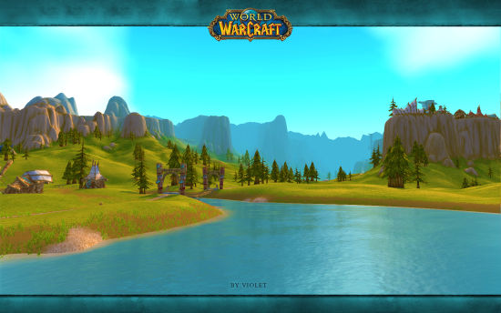 雷霆崖风景和小美牛萨满