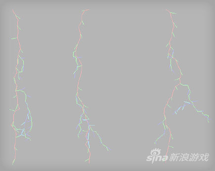 雷电分形效果实现方案