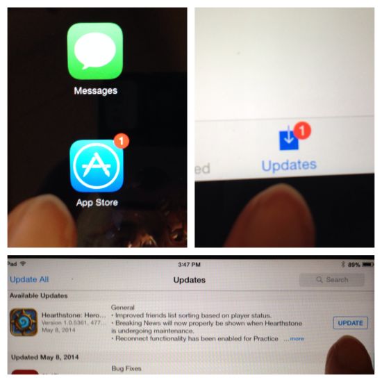 如何在iPad上升级《炉石传说》