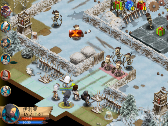 传统的走格子，传统的战棋