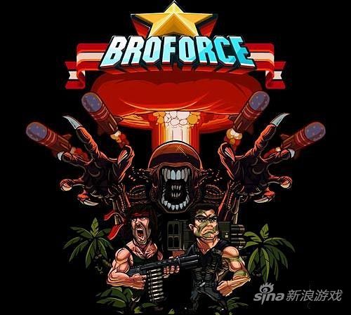 第三位：《武装原型》(BroForce)