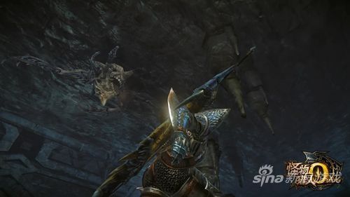 斩岩镰刃从根部切断巨大的石柱，猎人一旦被击中后果不堪设想