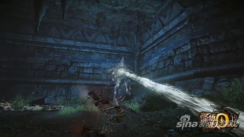 将军镰蟹喷射出水柱一阵横扫击中猎人