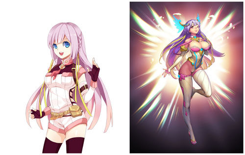 角色oliver的变身过程